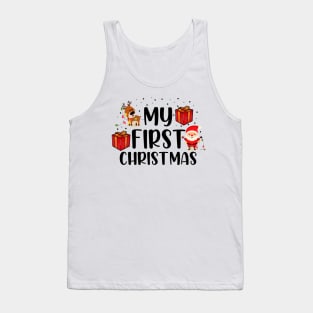 My First Christmas Sweater Tank Top